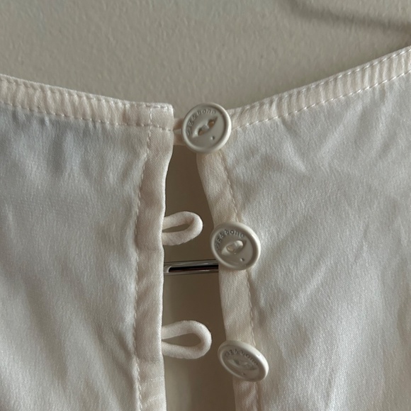 Rag & Bone Maris Charmeuse Silk Tee - Size 8 - Picture 10 of 10